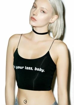 O Mighty Your Loss Skinny Tank Tops