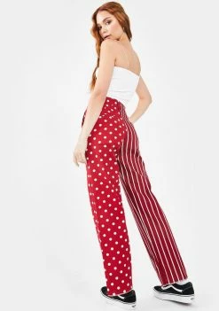 O Mighty Two Face Pant In Red