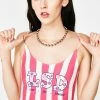 O Mighty Tops LSD Striped Tank Top