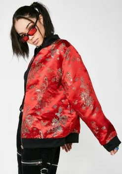 O Mighty Outerwear Gong Li Bomber Jacket