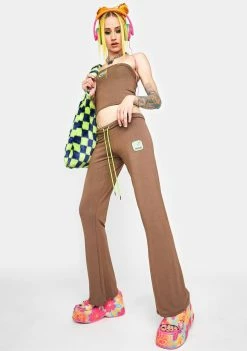 O Mighty Bottoms Brown Aloha Pants