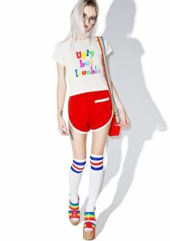 O Mighty Ugly But Loveable Crop Tee