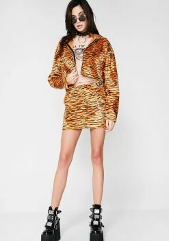 O Mighty Tiger Baby Cropped Hoodie