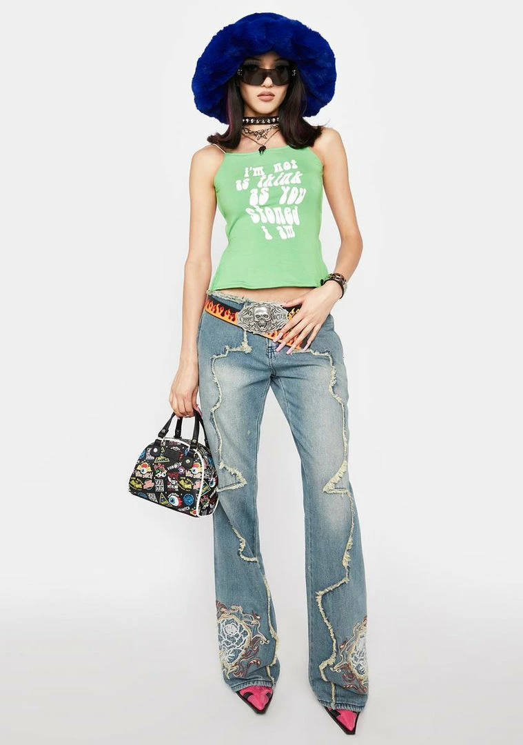 Outlet ๐ O Mighty Tops Stoner Strappy Tank ๐ฅ 5 O Mighty Tops Stoner Strappy Tank