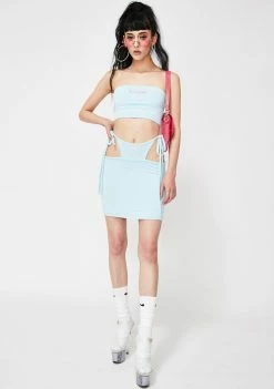 O Mighty Blue OG Boob Tube Tops