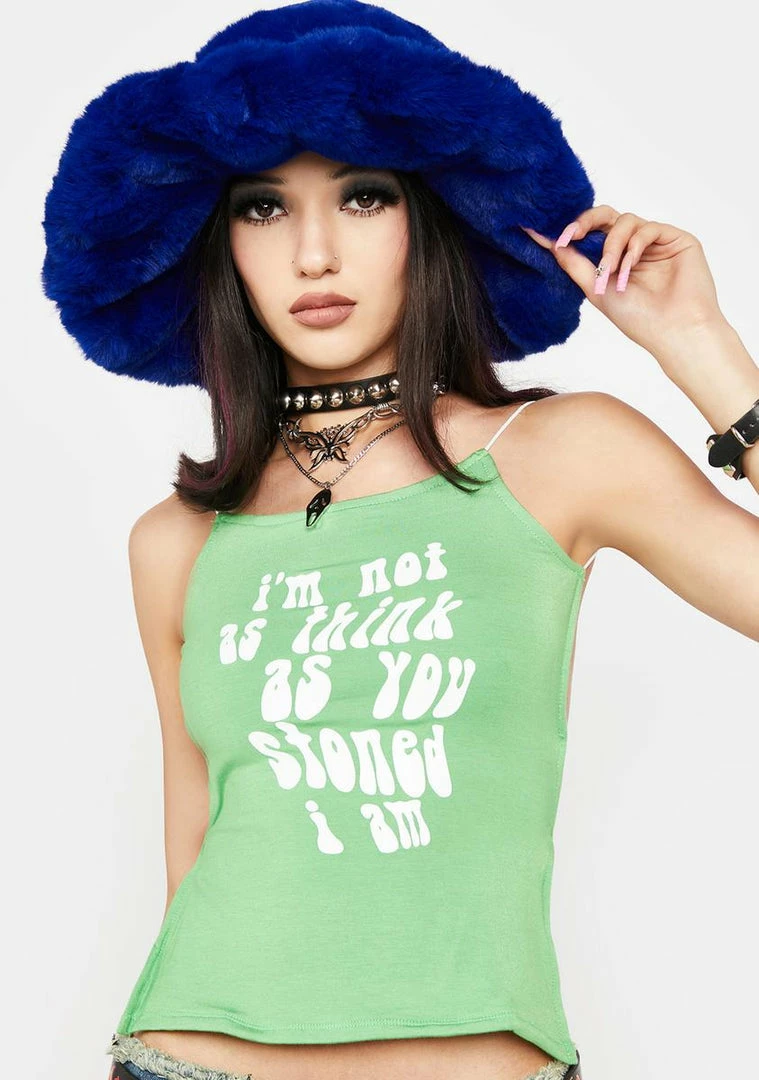 Outlet ๐ O Mighty Tops Stoner Strappy Tank ๐ฅ 3 O Mighty Tops Stoner Strappy Tank