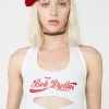 O Mighty Enjoy Bob Dylan Halter Top Tops