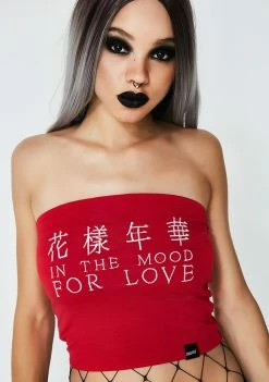 O Mighty In The Mood For Love Boob Tube Tops