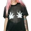 O Mighty Tops Big Ass Weed Tits Mesh Tee