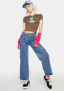 O Mighty Tops Miss Cowgirl Ringer Tee