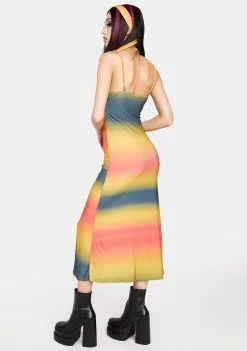 O Mighty The Sunset Midi Dress Dresses