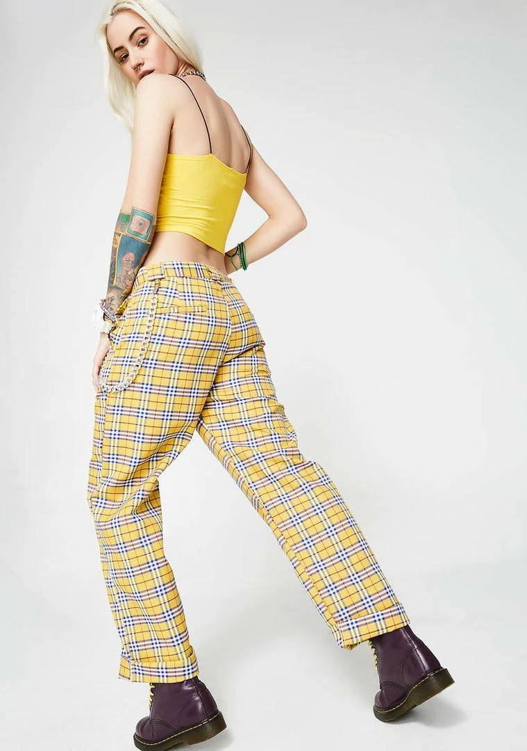 Buy π O Mighty Clueless Yellow Pants π 6 O Mighty Clueless Yellow Pants