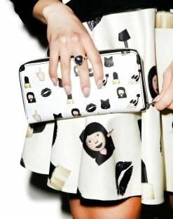 O Mighty Bad Bish Emoji Wallet Bags & Wallets