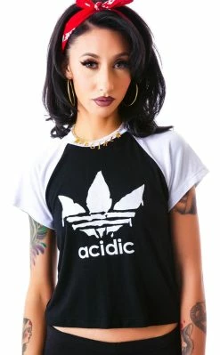 O Mighty Acidic Raglan Top Tops