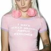O Mighty Mixed Drinks About Feelings Ringer Tee Tops