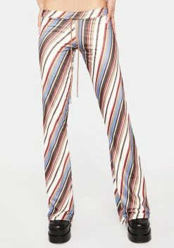 O Mighty Wide Leg Pants Uncle Stripe Pants