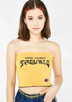 O Mighty Here Comes Trouble Boob Tube