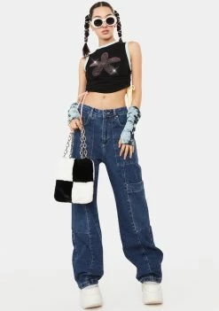 Outlet โค๏ธ O Mighty Flower Power Drawstring Tank ๐ฏ 8 O Mighty Flower Power Drawstring Tank