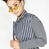 O Mighty Work Stripes Cropped Blazer Outerwear