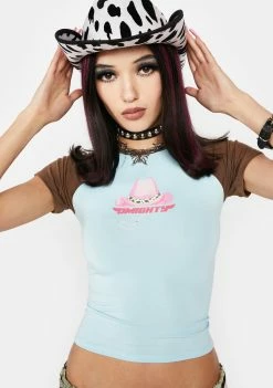 O Mighty Miss Rodeo Baby Tee Tops