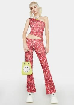 O Mighty Lipstick Cubby Flare Pants Bottoms