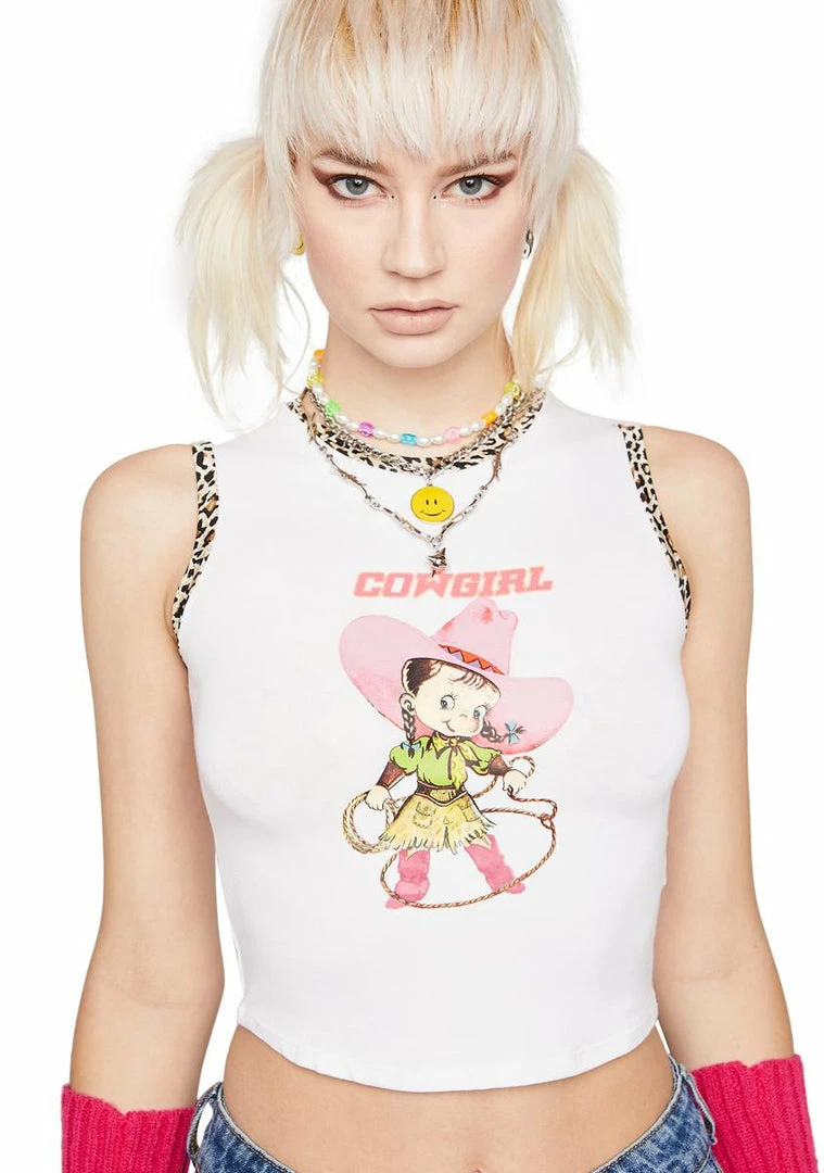 Cheapest π€© O Mighty Tops White Cowgirl Baby Tank π 3 O Mighty Tops White Cowgirl Baby Tank