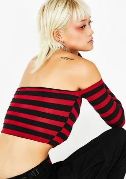 O Mighty Stephen King Off The Shoulder Top Tops