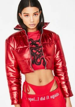 O Mighty Spicy Bratitude Puffer Jacket