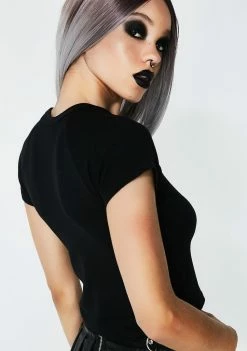 O Mighty Should I Stay Crop T-Shirt Tops