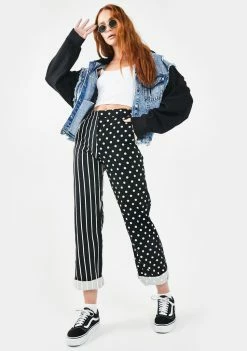 O Mighty Bottoms Two Face Pant In Black