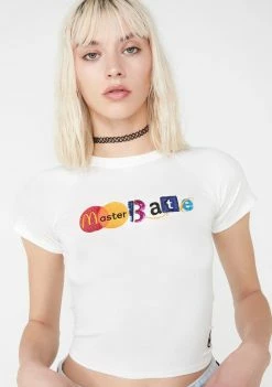 O Mighty Masturbate Crop Tee