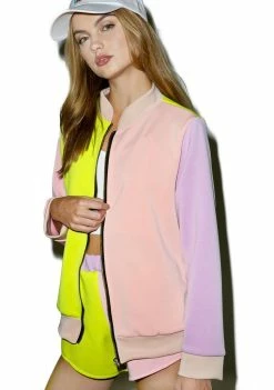 O Mighty The Pastel Bomber Jacket