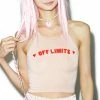 O Mighty Tops Off Limits Halter Top