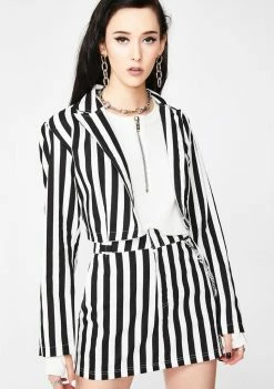 O Mighty Beetle Juice Cropped Blazer