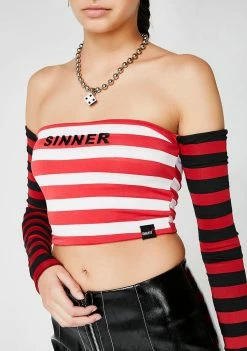 O Mighty Tops Sinner Off Shoulder Top