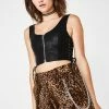 O Mighty OG Leopard Chain Skirt Bottoms