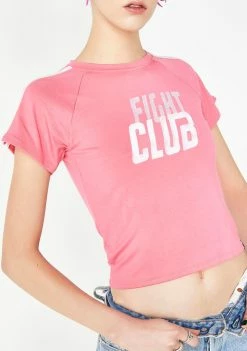 O Mighty Tops Flight Club Crop Tee