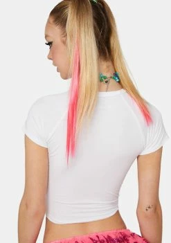 O Mighty Fairy On Acid Crop Tee Tops