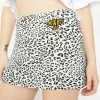O Mighty Bottoms Low Waist Leopard Mini Skirt