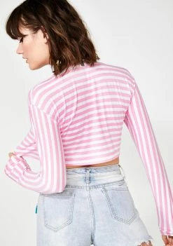 O Mighty Flower Power Cropped Pullover