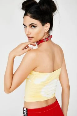 O Mighty Pussy Wagon Tie-Dye Boob Tube