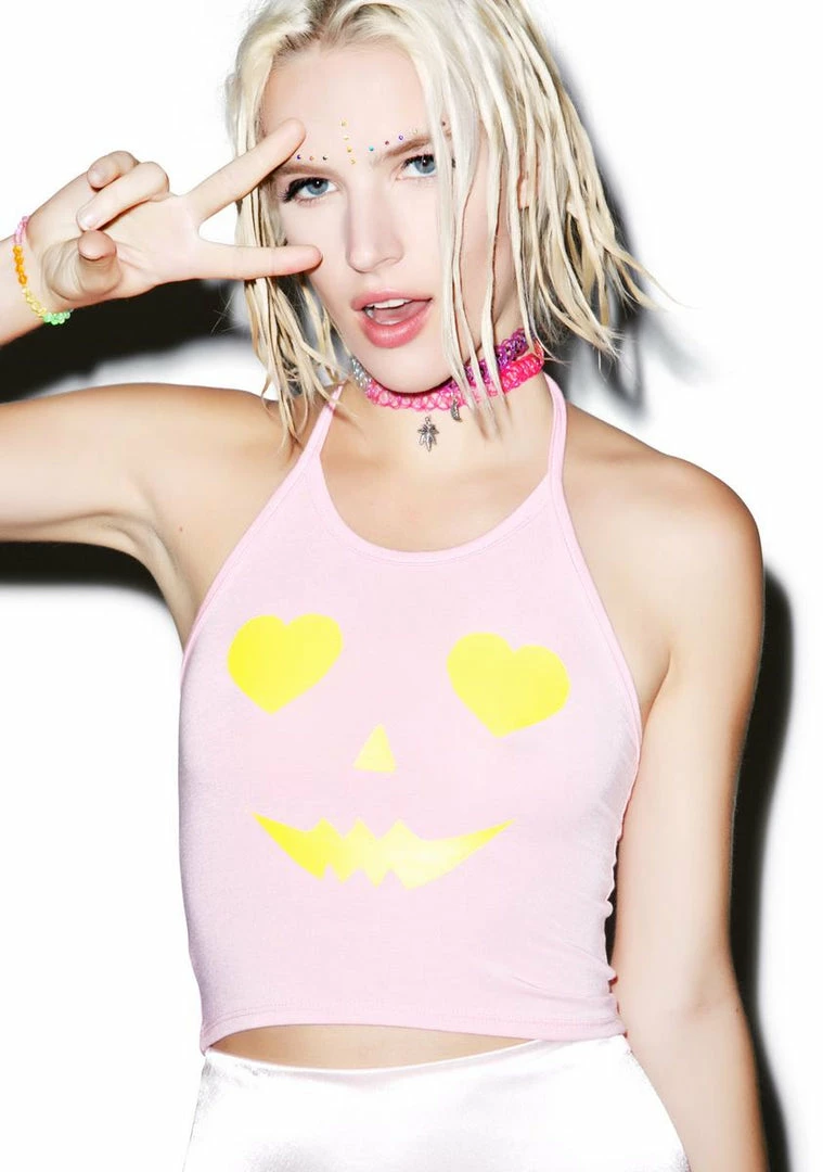 Best deal π€© O Mighty Baby Pumpkin Halter Top Tops β 3 O Mighty Baby Pumpkin Halter Top Tops