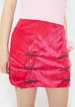 O Mighty Bottoms Hot Pink Sincity Mini Skirt