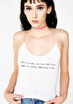 O Mighty Tops Hidden Meaning Tank Top