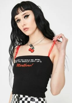 O Mighty Before You Scold Me Mom Ruffle Tank