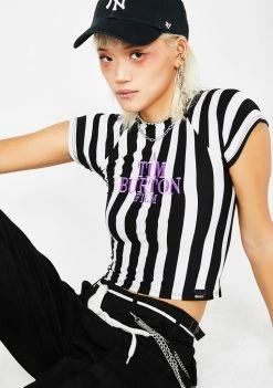 O Mighty Tops A Tim Burton Crop Tee