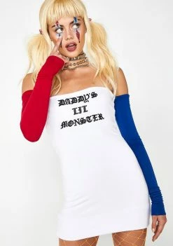 O Mighty Daddy's Lil Monster Off The Shoulder Dress