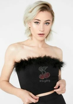 O Mighty Cherry Baby Fur Tube