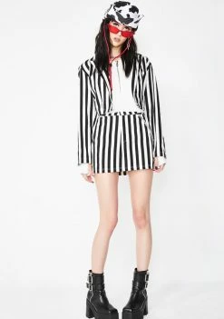 O Mighty Beetle Juice Cropped Blazer