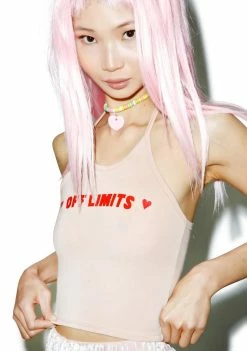 O Mighty Tops Off Limits Halter Top